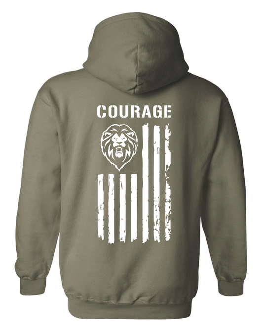 COURAGE: Veteran's Day Hooded Sweatshirt