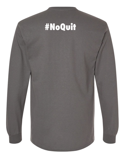 RUGBY CHARCOAL GREY Long Sleeve Cotton T-Shirt