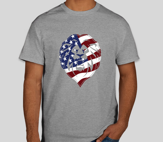 Patriotic Lion T-Shirt